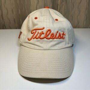 Titleist Univ of Illinois Illini Baseball Hat One Size Khaki Tan Orange PGA